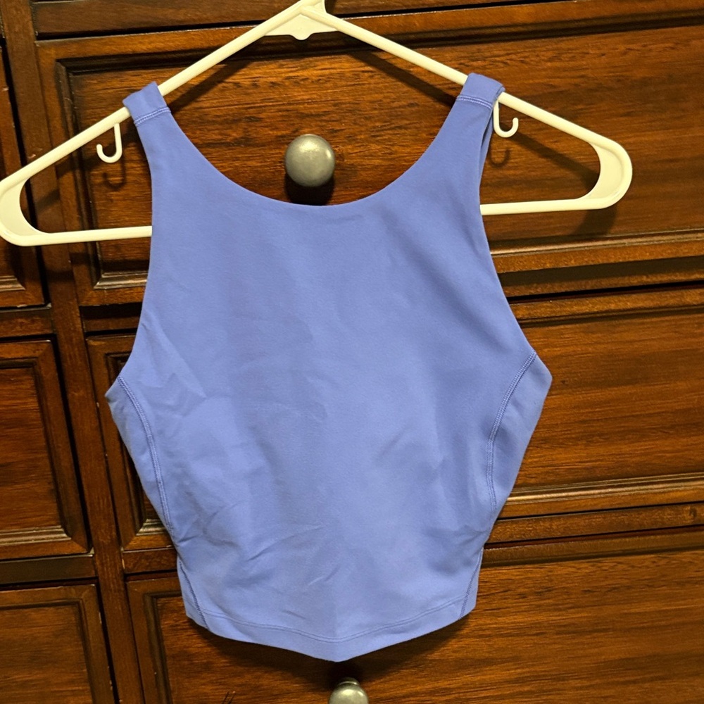 lululemon athletica Blue Crop Top